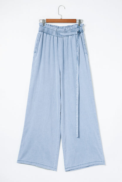 O.NIGHT™ High Waist Pocketed Tencel pants