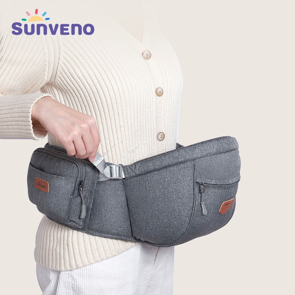 SUNVENO™ Comfy Ride Baby Hip Carrier: CPC Certified