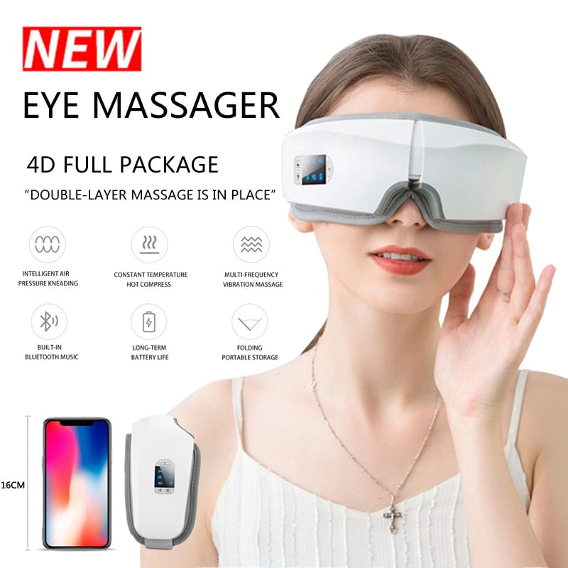 Sanctuary™ 4D Smart Airbag Vibration Eye Care Massager