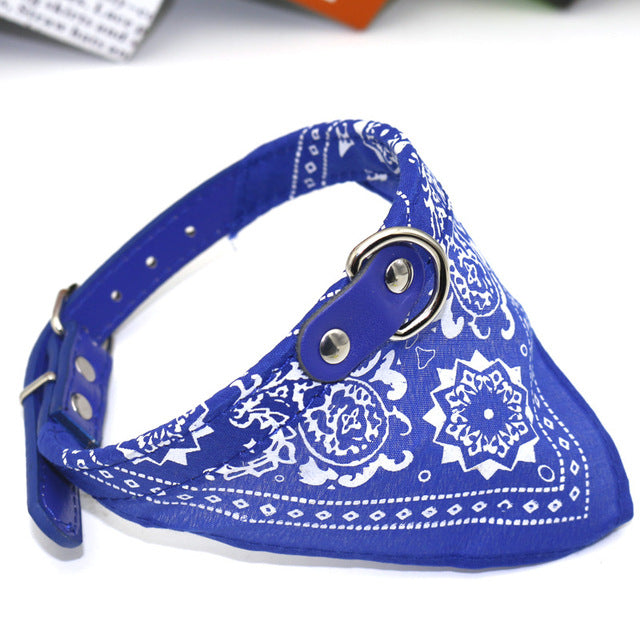 Pet PU Adjustable Leather Collar