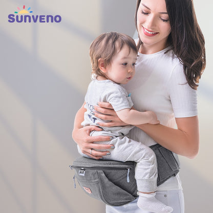 SUNVENO™ Comfy Ride Baby Hip Carrier: CPC Certified