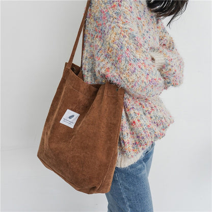 O.NIGHT™ Corduroy Canvas Shoulder Bags