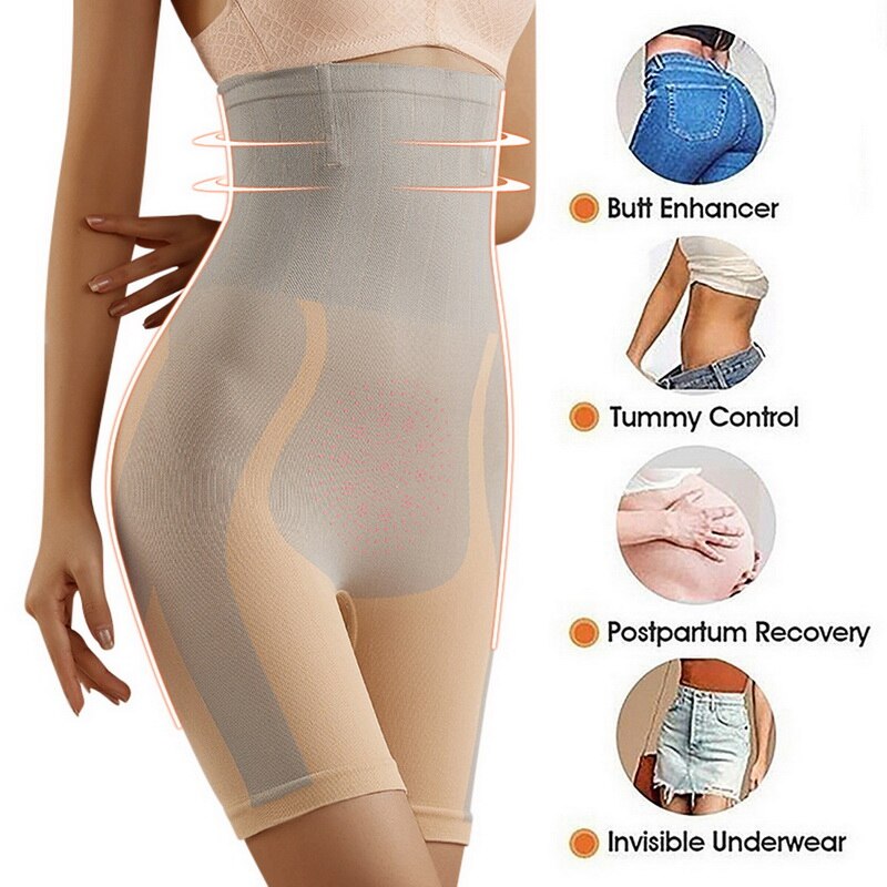 O.NIGHT™ High Waist Mid Thigh Seamless Shapewear