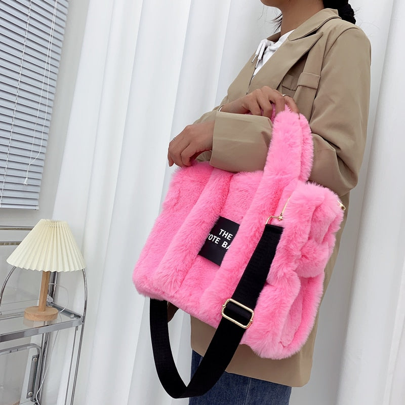 O.NIGHT™ Designer Faux Fur Tote Bag