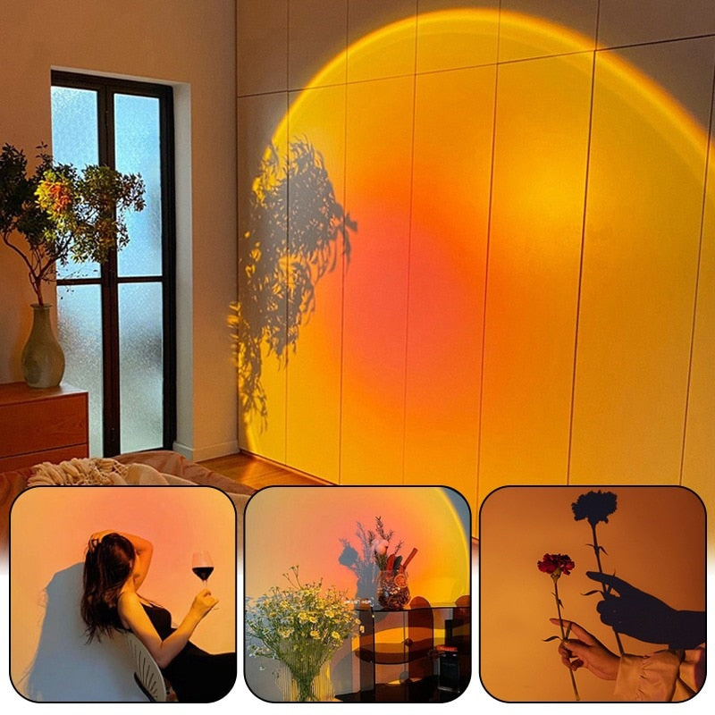 Smart Sunset Lamp Projector