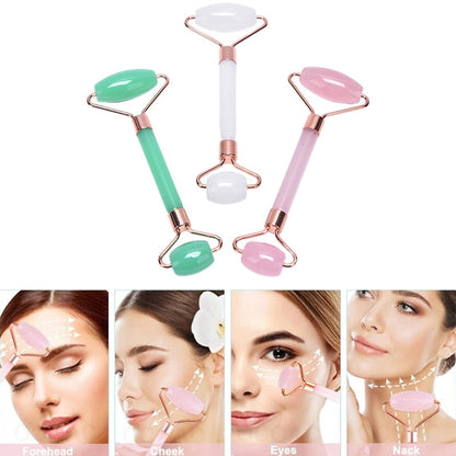 BAIMEI™ Jade Roller & Gua Sha Facial Tools Set