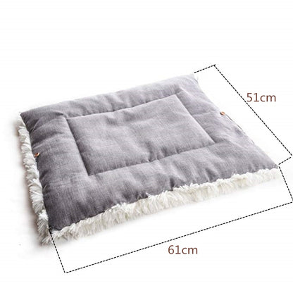 Coral Fleece Pet Bed