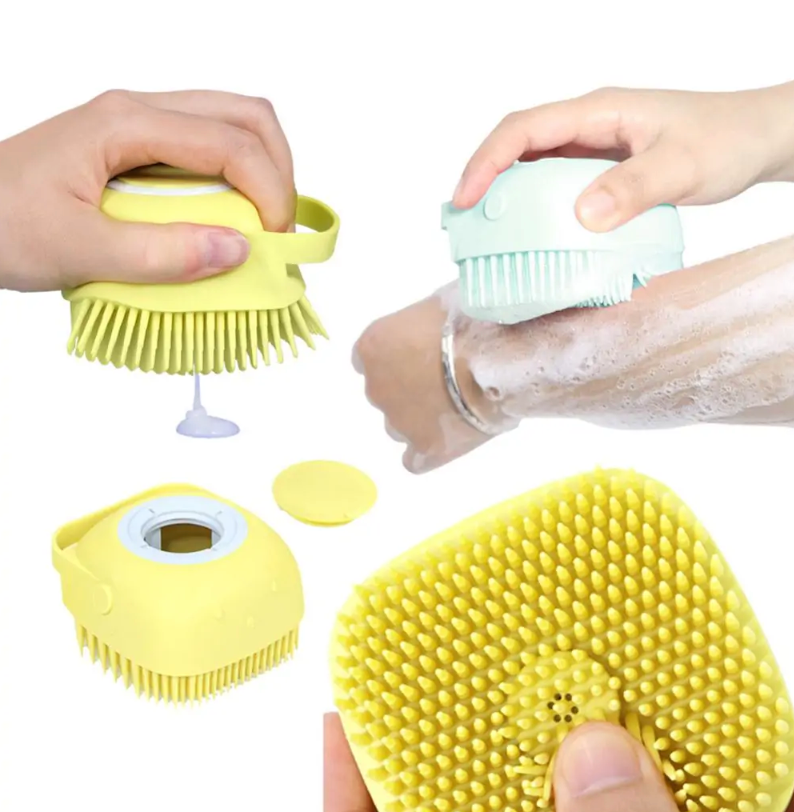 Instant Foam Silicone Pet Bath Brush