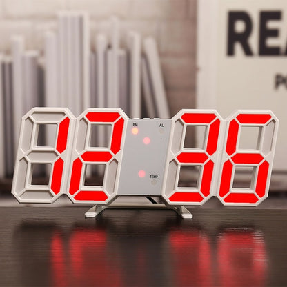 3D LED Digital Wall Clock