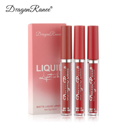 DRAGON RANEE™ 3pc/set Liquid Matte Velvet Lipstick