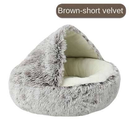 Self-Warming Plush Pet Bed