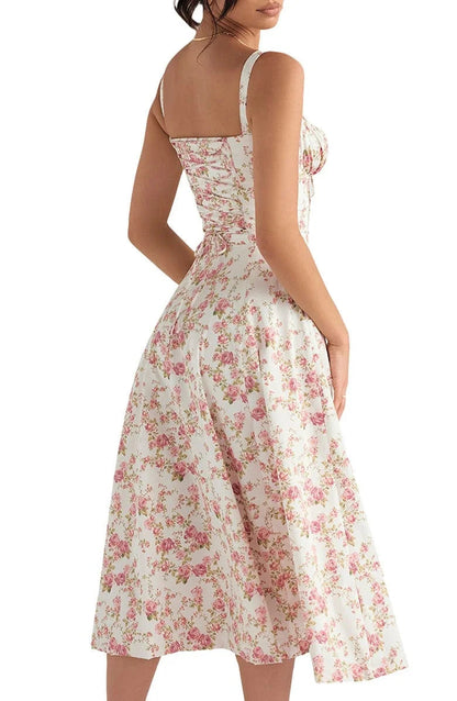 O.NIGHT™ Floral Midriff Waist Shaper Dress