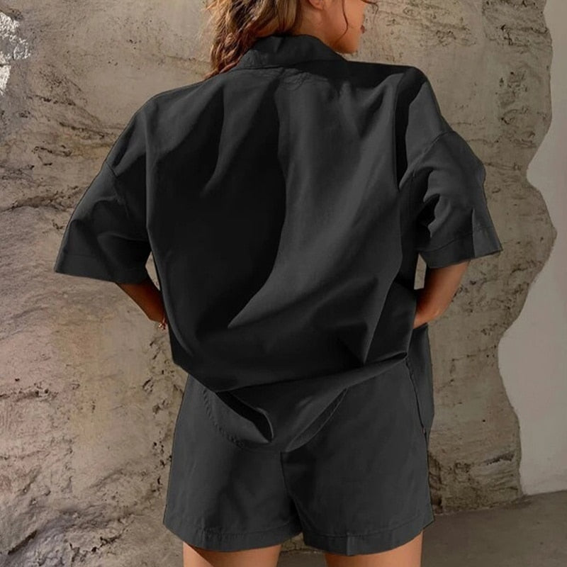 O.NIGHT™ Style Fusion Shorts and Shirt Set