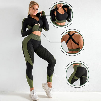 O.NIGHT™ 3pcs Sportswear Tracksuit Leggings