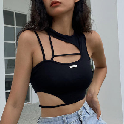 O.NIGHT™ Chic Out Black Sexy Crop Top