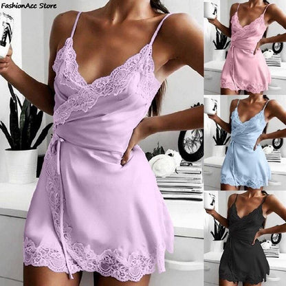 FASHIONACC™ Silk Sling Nightdress