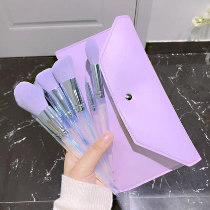 VioletGlow™ Makeup Brush Set