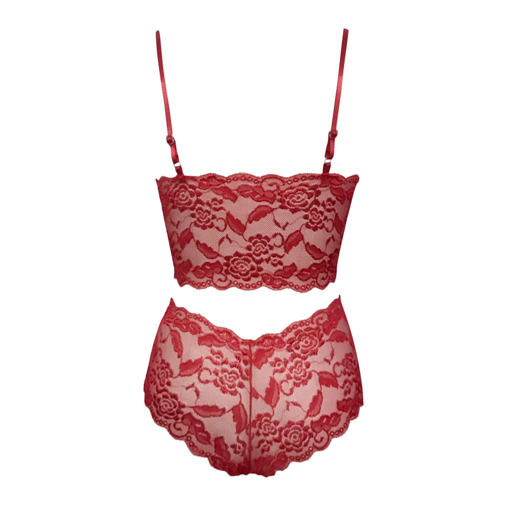 O.NIGHT™ Sexy Floral Embroidered Lace Lingerie Set