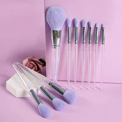 VioletGlow™ Makeup Brush Set