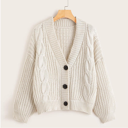 O.NIGHT™ Vintage Knitted V-Neck Cardigan