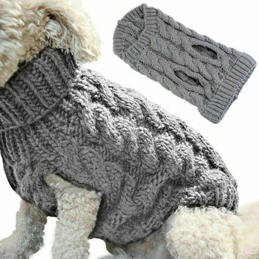 Soft Winter Cable Knit Sweater