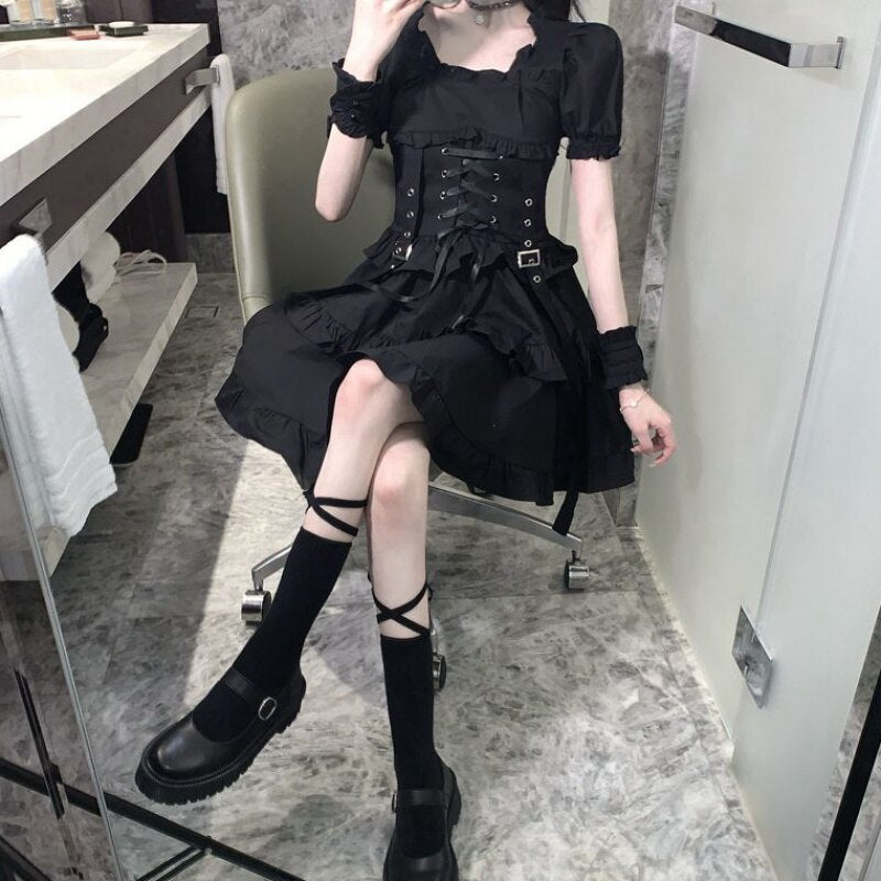 MIKUMN™ Gothic Women Black Dress