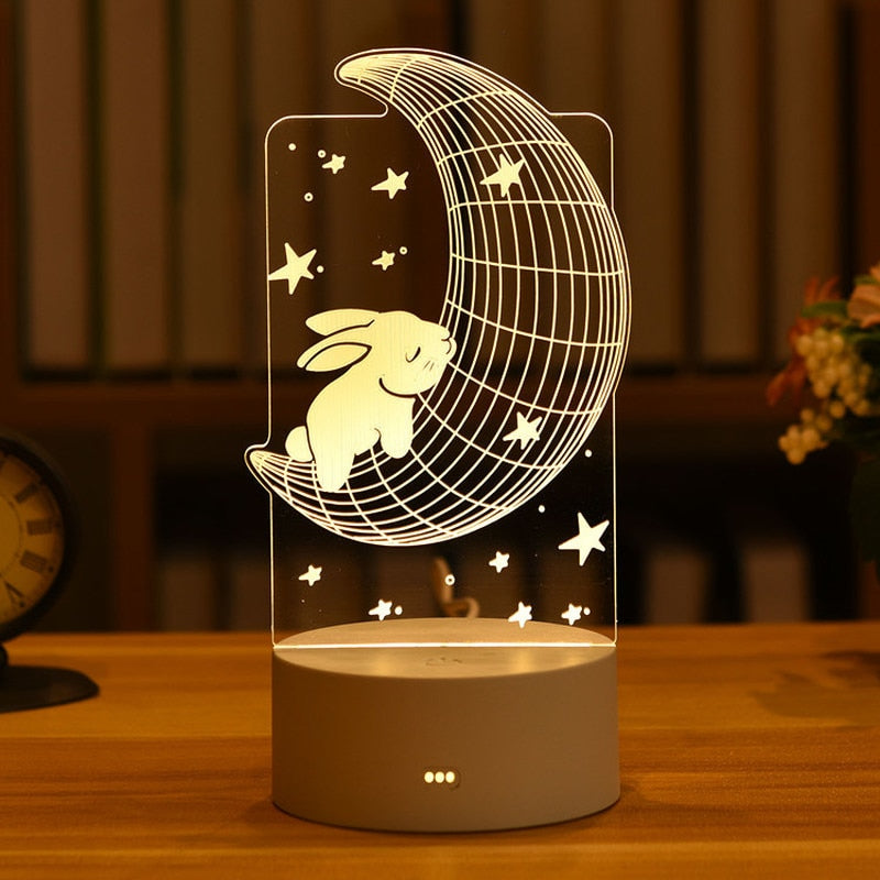 3D LED Creative Night Lamp