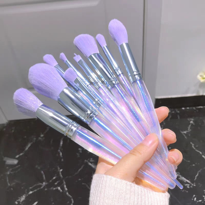 VioletGlow™ Makeup Brush Set