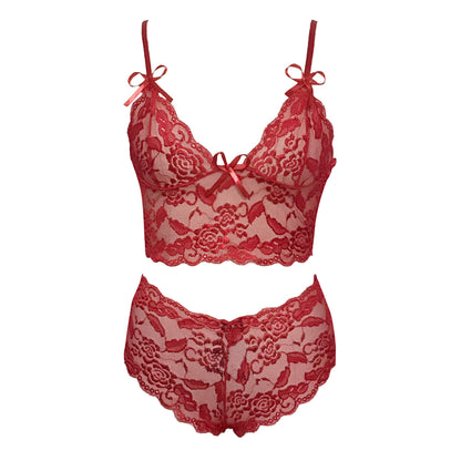 O.NIGHT™ Sexy Floral Embroidered Lace Lingerie Set