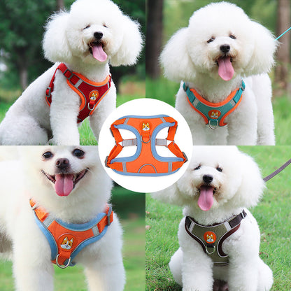 Reflective Pet Harness & Leash Set