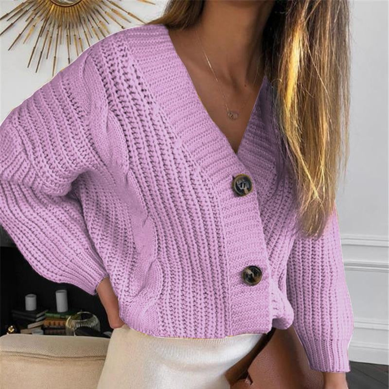 O.NIGHT™ Vintage Knitted V-Neck Cardigan