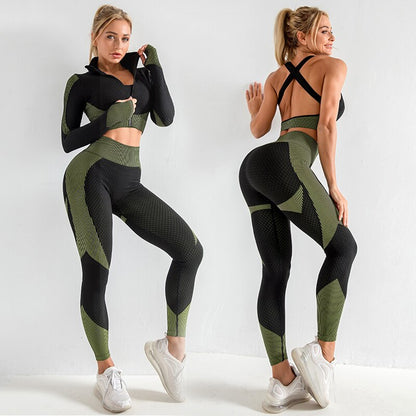 O.NIGHT™ 3pcs Sportswear Tracksuit Leggings