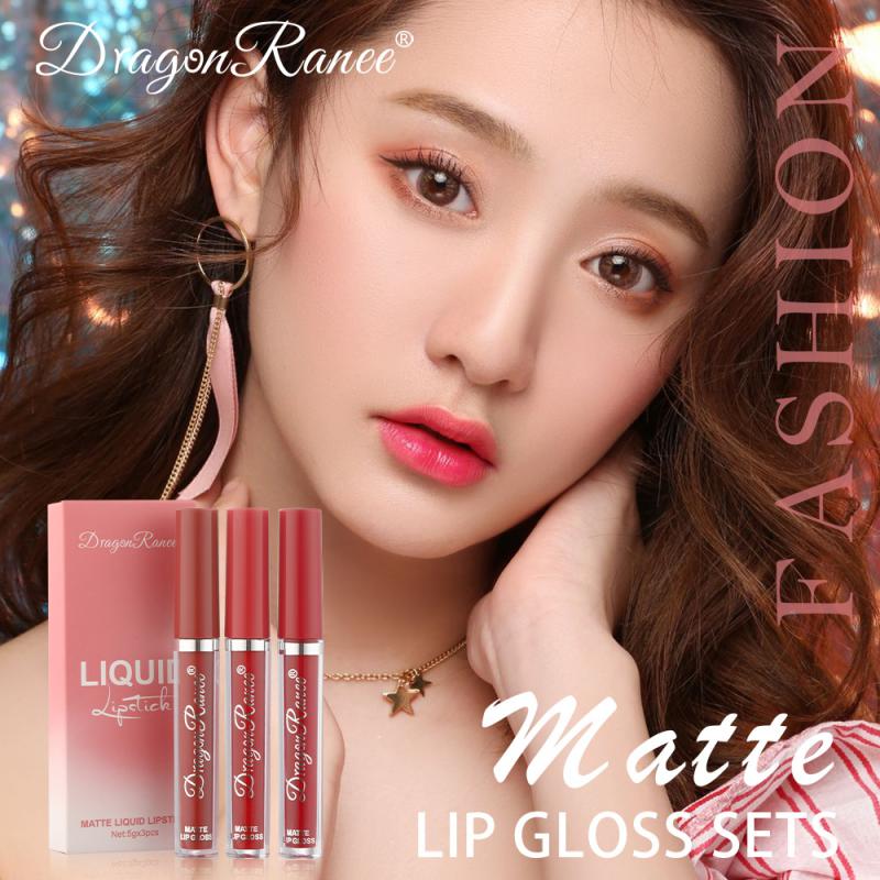 DRAGON RANEE™ 3pc/set Liquid Matte Velvet Lipstick