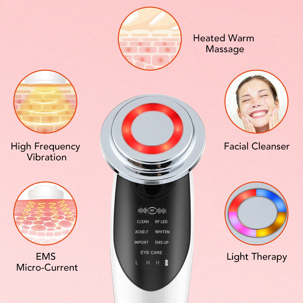 AgelessGlow™ 7-in-1 Youthful Face Anti-Aging & Rejuvenation Device