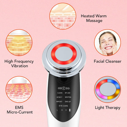 AgelessGlow™ 7-in-1 Youthful Face Anti-Aging & Rejuvenation Device