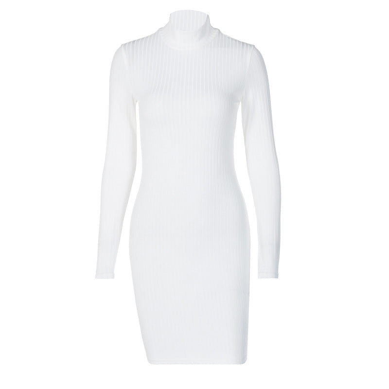 O.NIGHT™ Victoria Ribbed Turtleneck Mini Dress