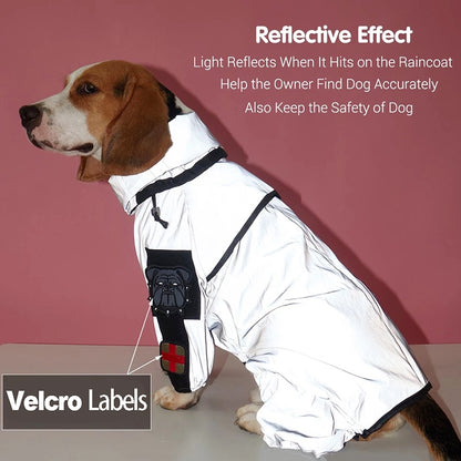 Reflective Velcro Raincoat