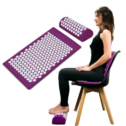 ZenRelax™ Acupressure Massage Mat Set