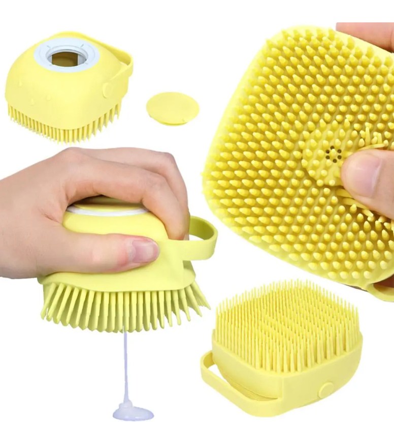 Instant Foam Silicone Pet Bath Brush