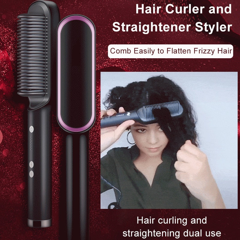 Curly2Chic™ Portable Hair Straightener