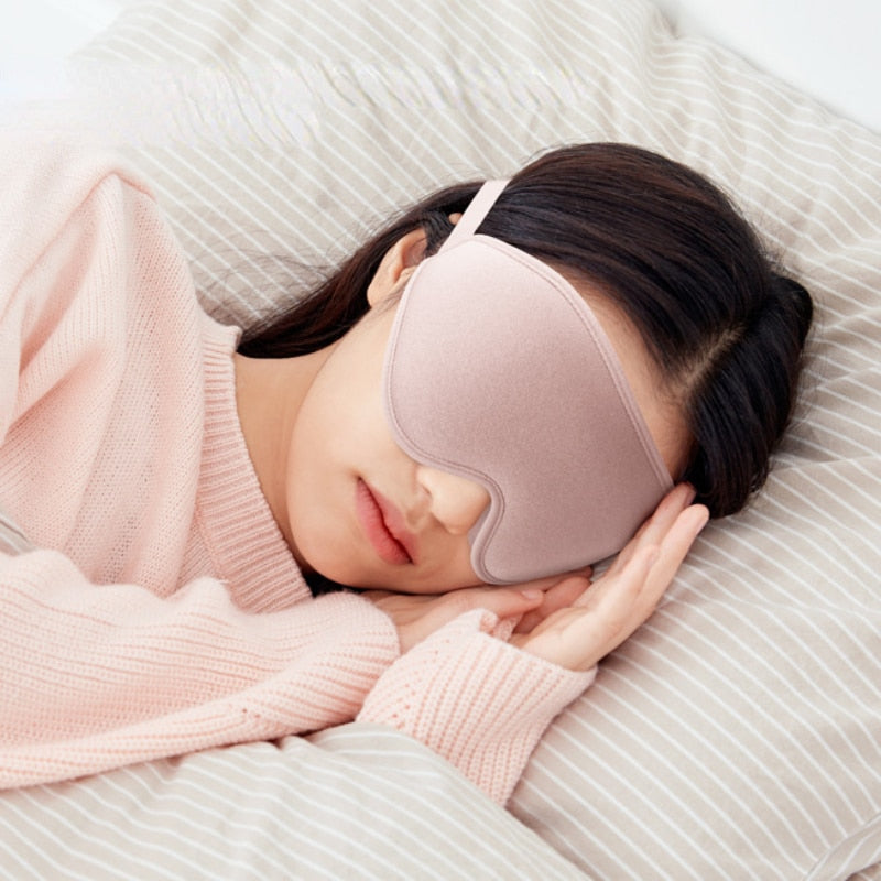 MemoryFoam™ 3D Contoured Light Blocking Sleeping Cup Mask