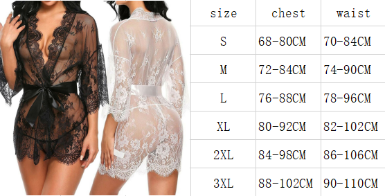 O.NIGHT™ Erotic See-Through Embroidered Lingerie