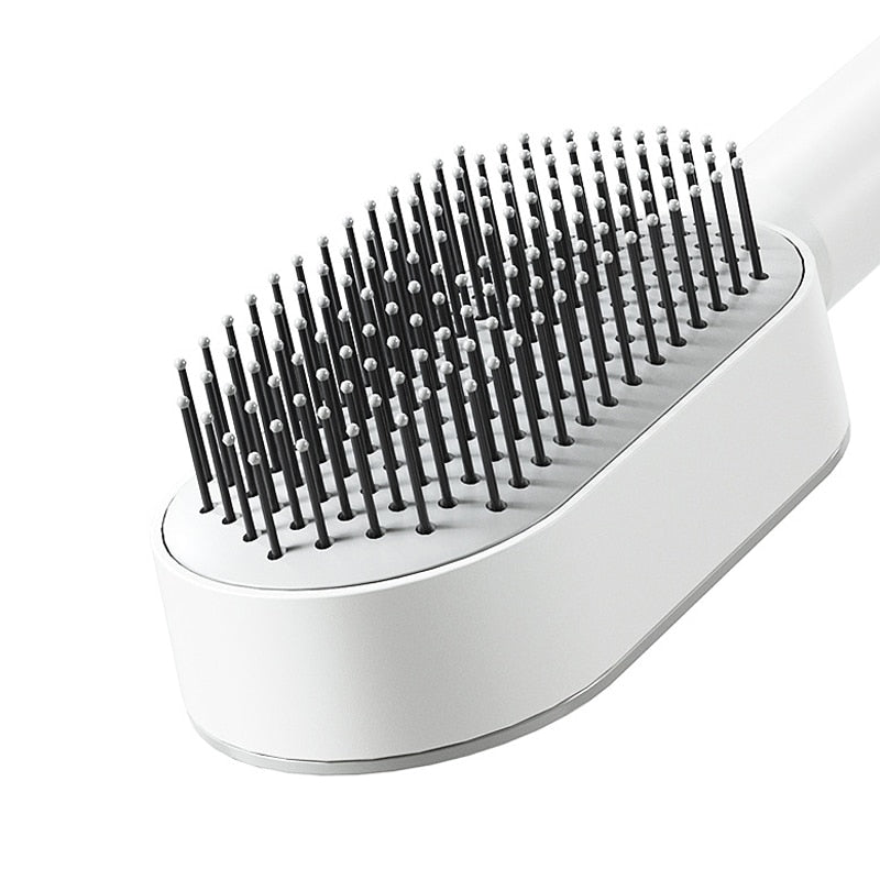 CleanWave™ 3D Self-Cleaning Anti-Static Hair Brush