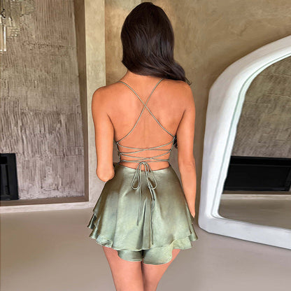 BIZZARO™ Mini Silk Playsuit