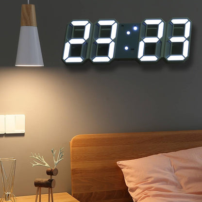 3D LED Digital Wall Clock