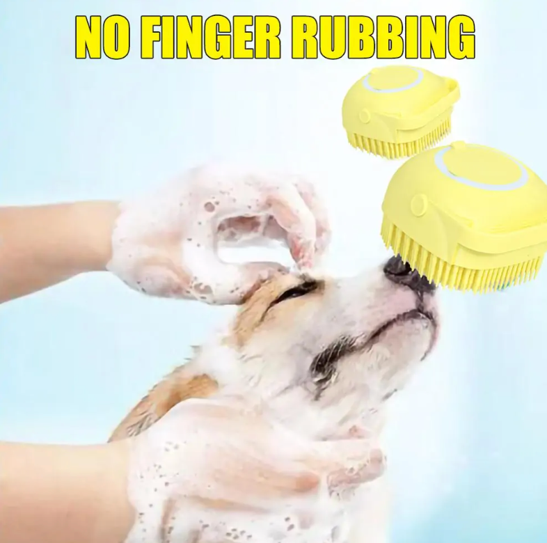 Instant Foam Silicone Pet Bath Brush