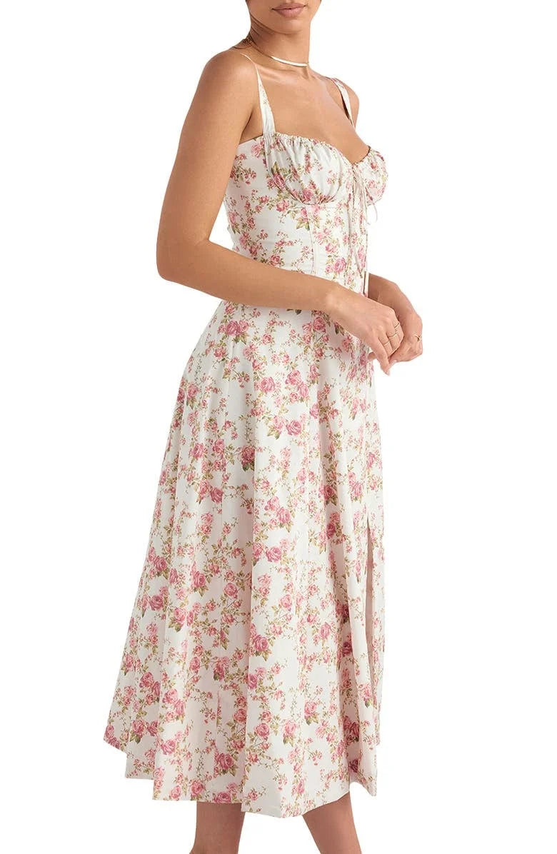 O.NIGHT™ Floral Midriff Waist Shaper Dress