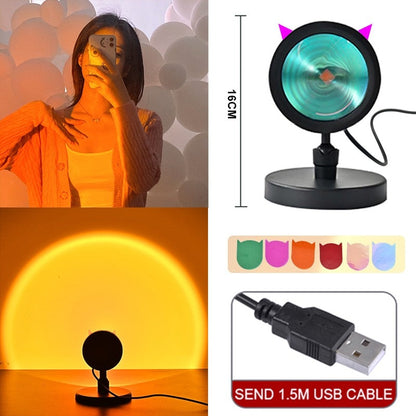 Smart Sunset Lamp Projector