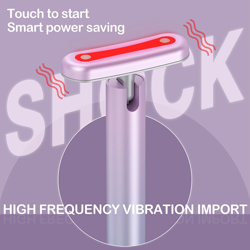 Radiance™ 4-in-1 Face Massage Red Light Therapy Wand