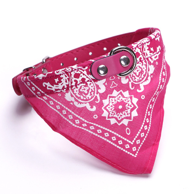 Pet PU Adjustable Leather Collar